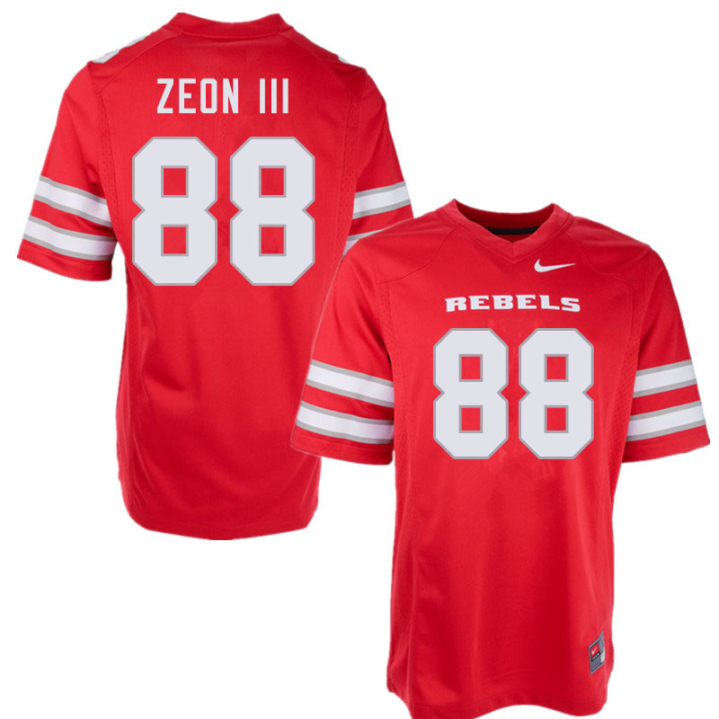 Men #88 Shelton Zeon III UNLV Rebels College Football Jerseys Sale-Red
